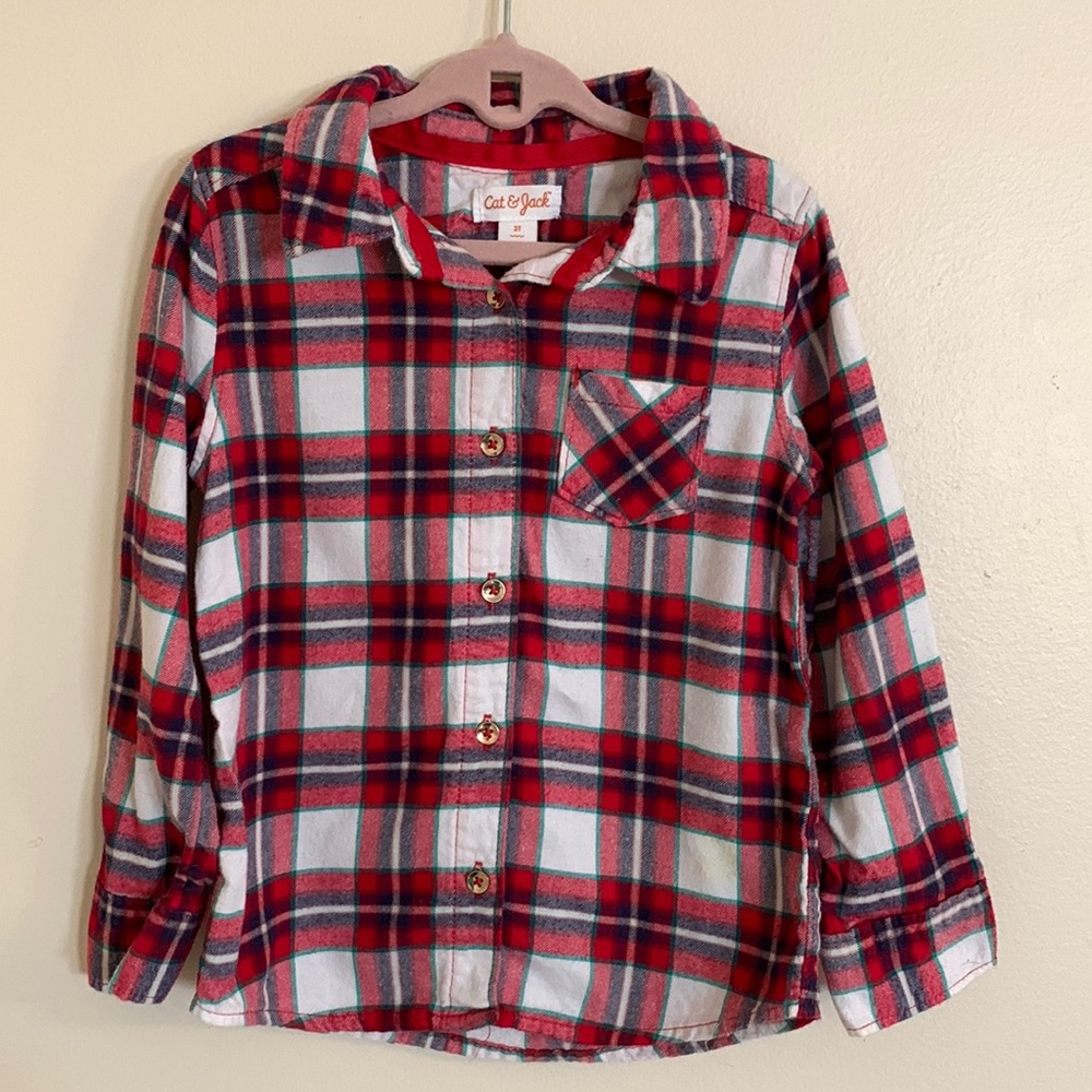 Cat & Jack Flannel Top